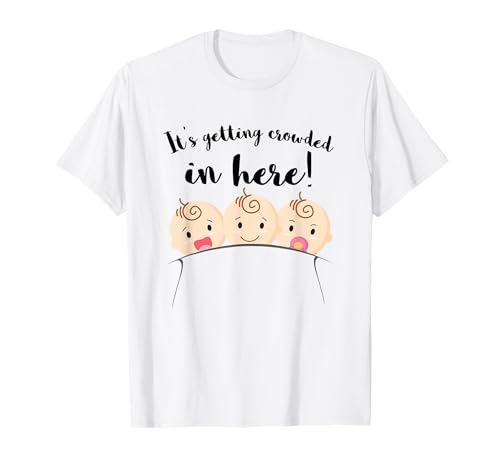 Triplets Mom Triplett-Shirt, Umstands-Shirt, Babyparty, Geschenk T-Shirt von Triplets Mom Triplet Shirts Baby Shower Gift
