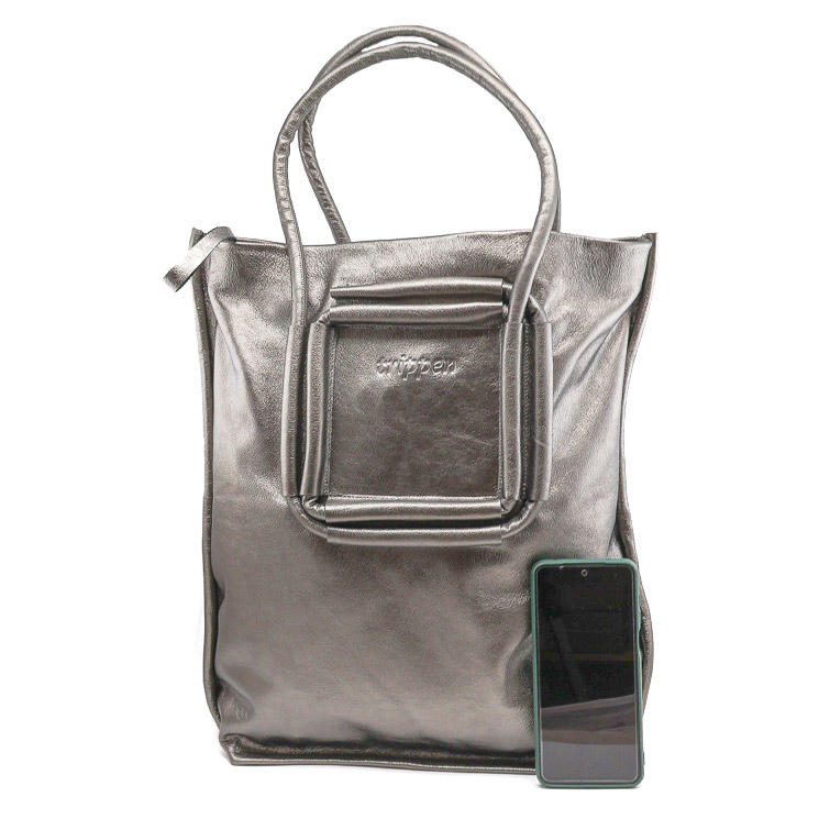 Trippen, SQ Bag Damen Tasche, silber von Trippen