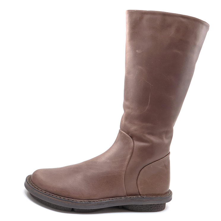 Trippen, Sanft Closed Damen Lammfell Stiefel, smog von Trippen