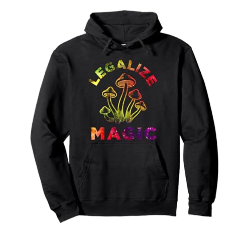 Legalize Magic – Hippie Tie Dye Shrooms Trippy Herren Damen Pullover Hoodie von Trippy Legalize Magic Psilocybin Mushrooms Designs
