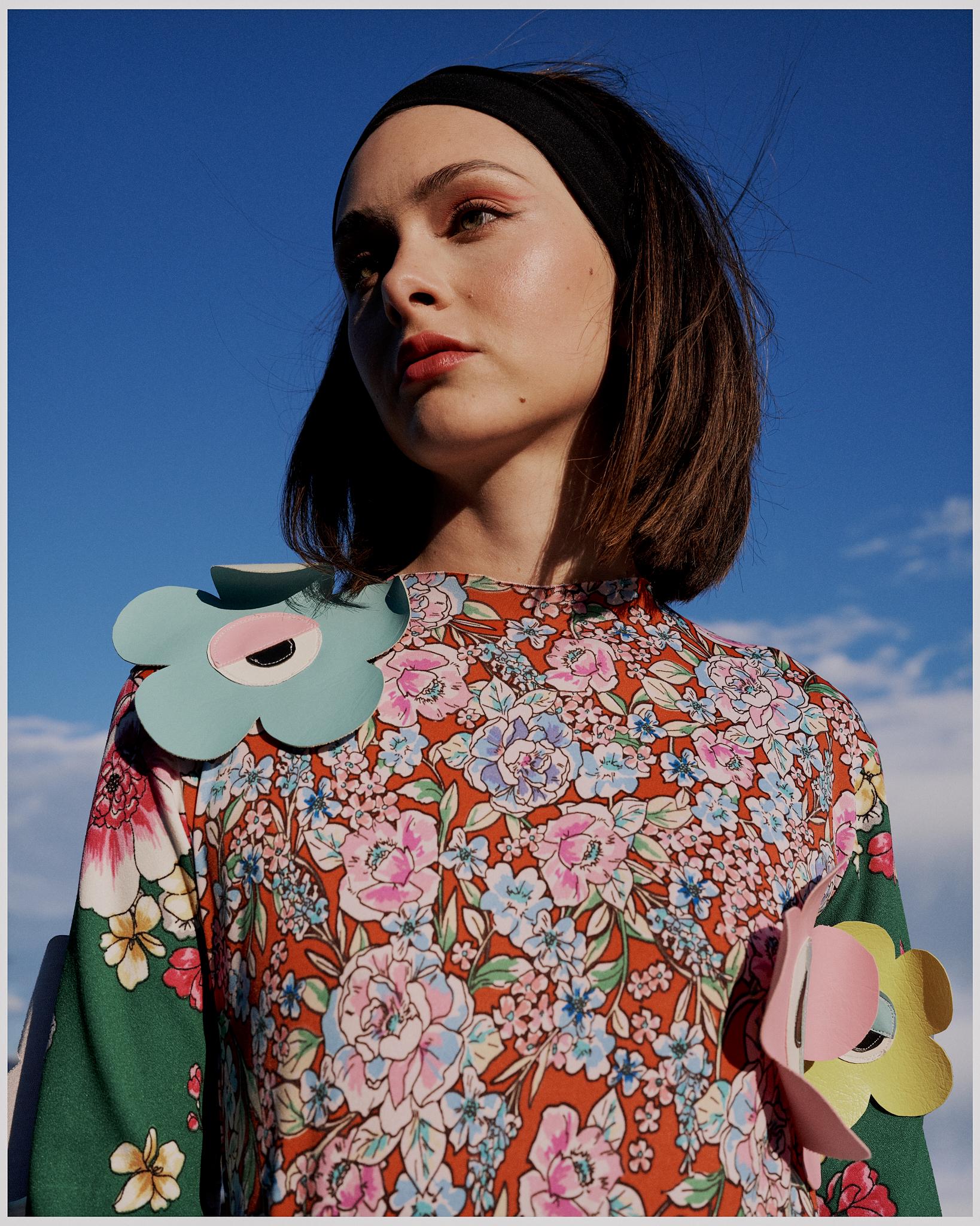 Eyeronic Flirt Floral Eye Body Und Rock von TrippyByVictoria