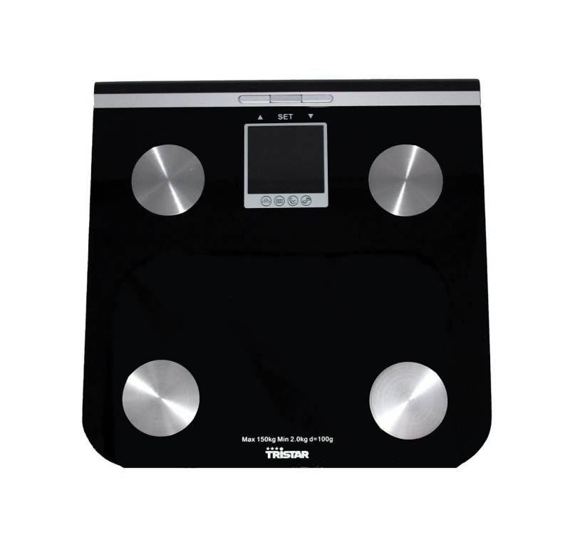 Tristar Personenwaage Tristar WG-2424 Personenwaage Glas schwarz bis 150kg von Tristar