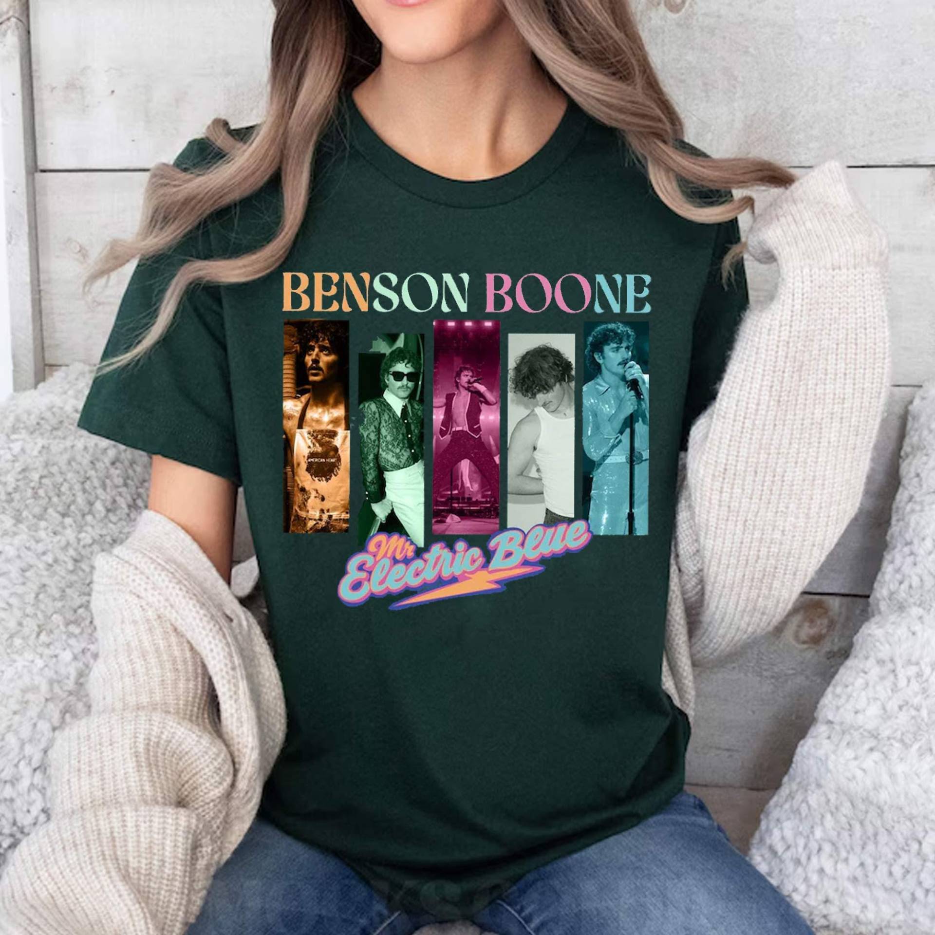 Unisex Benson Moonbeam Eiscreme-Shirt, America Heart Tour von Triulala