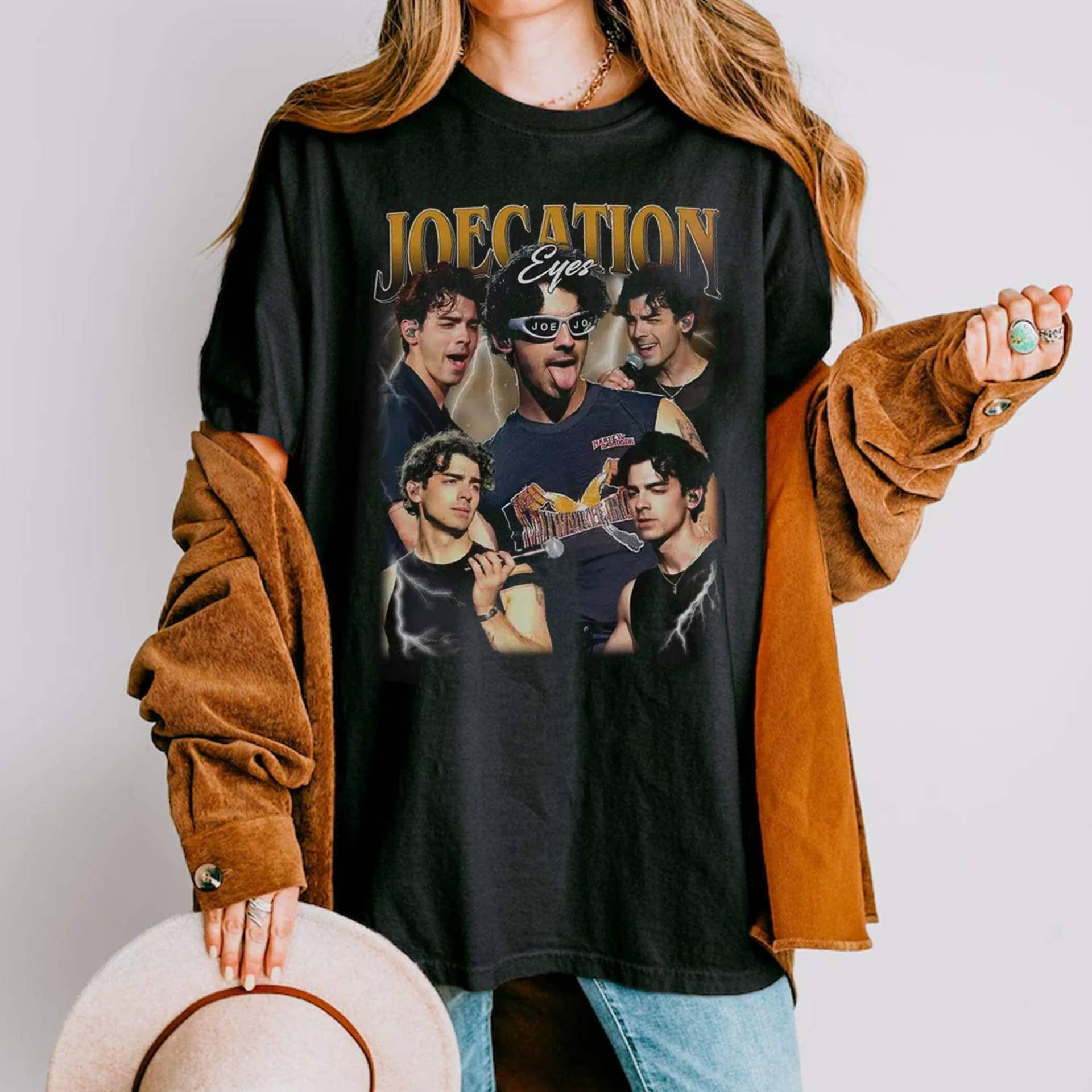 Unisex Joecation Eyes T-Shirt, Jonas Retro 90Er Hoodie von Triulala