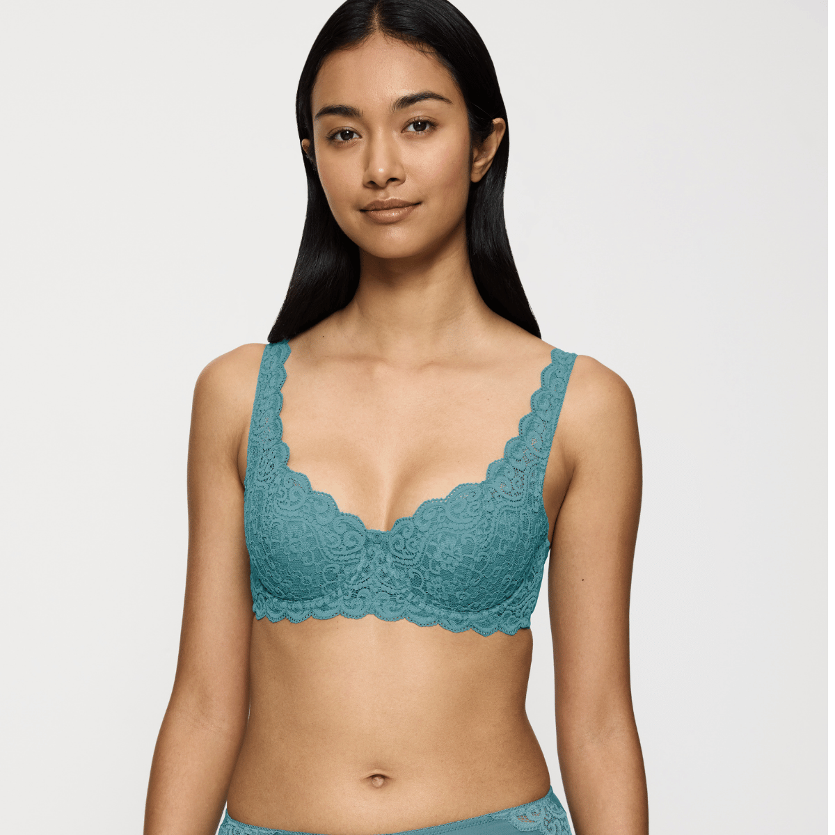 Triumph Amourette BH mit Bügel, Türkis, Größe: 75F, Damen von Triumph