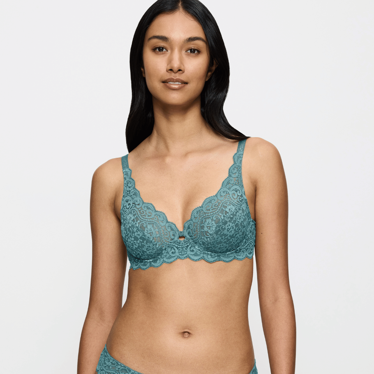 Triumph Amourette BH mit Bügel, Türkis, Größe: 85E, Damen Triumph Amourette BH mit Bügel, Türkis, Größe: 85E, Damen von Triumph