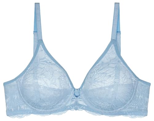 Triumph Damen Amourette Charm T W02 Bra, BLAU, 80C Triumph Damen Amourette Charm T W02 Bra, BLAU, 80C von Triumph