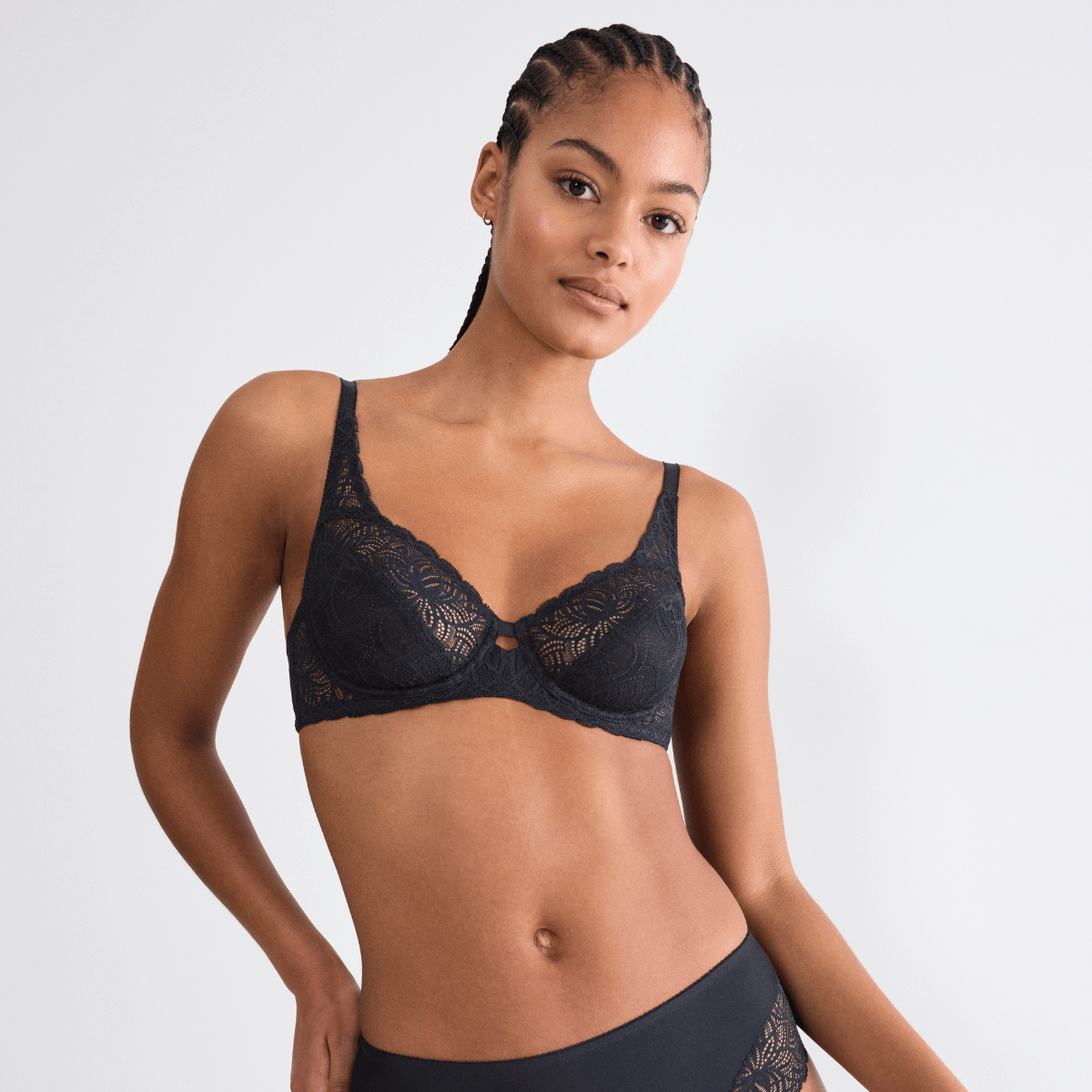 Triumph Amourette Graphic W BH mit Bügel, Schwarz, Größe: 85F, Damen von Triumph