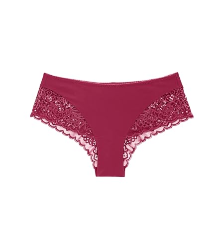 Triumph Damen Amourette Spotlight Hipster X Briefs, Red - Light Combination, 40 EU von Triumph