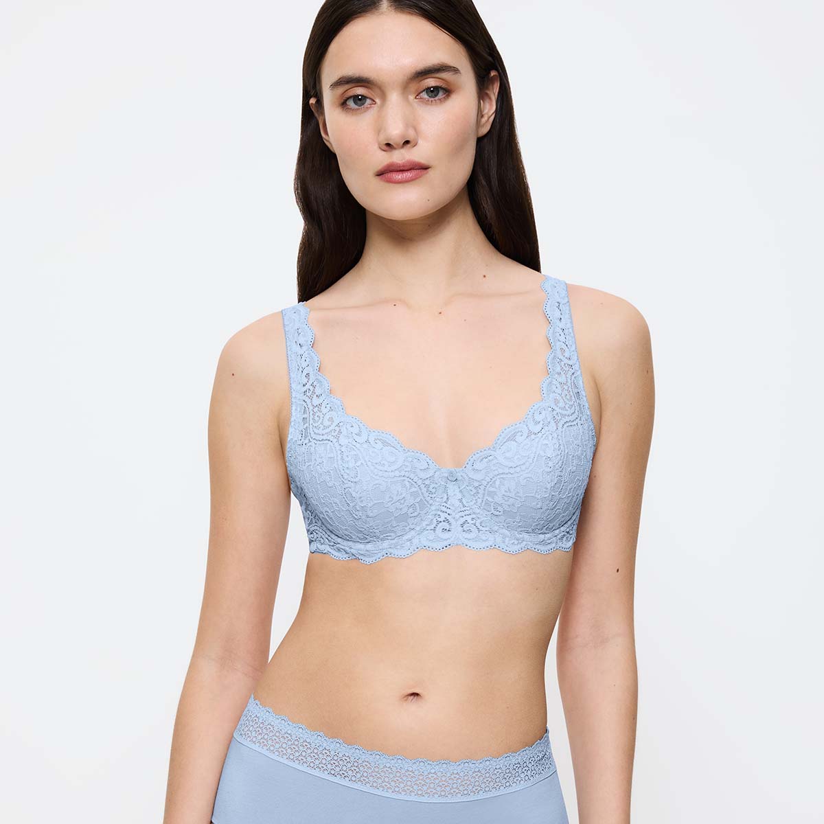 Triumph Amourette WHP BH mit Bügel, Blau, Größe: 75C, Damen von Triumph