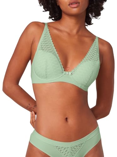 Triumph Damen Aura Spotlight T WP Bra, Silky Green, 80A von Triumph