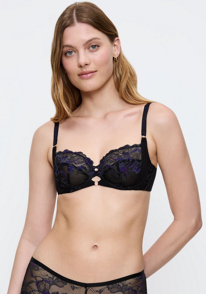 Triumph Balconette-BH Wild Gardenia Florale weiche Spitze, nicht gefüttert, ergonomisch geformte 3D-Ergoline-Bügel von Triumph