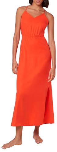 Triumph Damen Beach MyWear Maxi Dress 01 sd Swimwear Cover up, Mandarin RED, 38 von Triumph