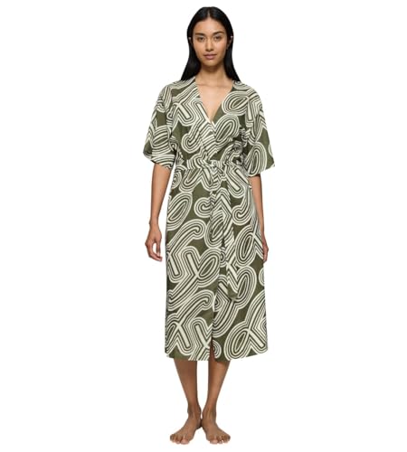 Triumph Beach MyWear Tunic Robe 01, Kleid Damen, Mehrfarbig (Green - Light Combination), 42 von Triumph