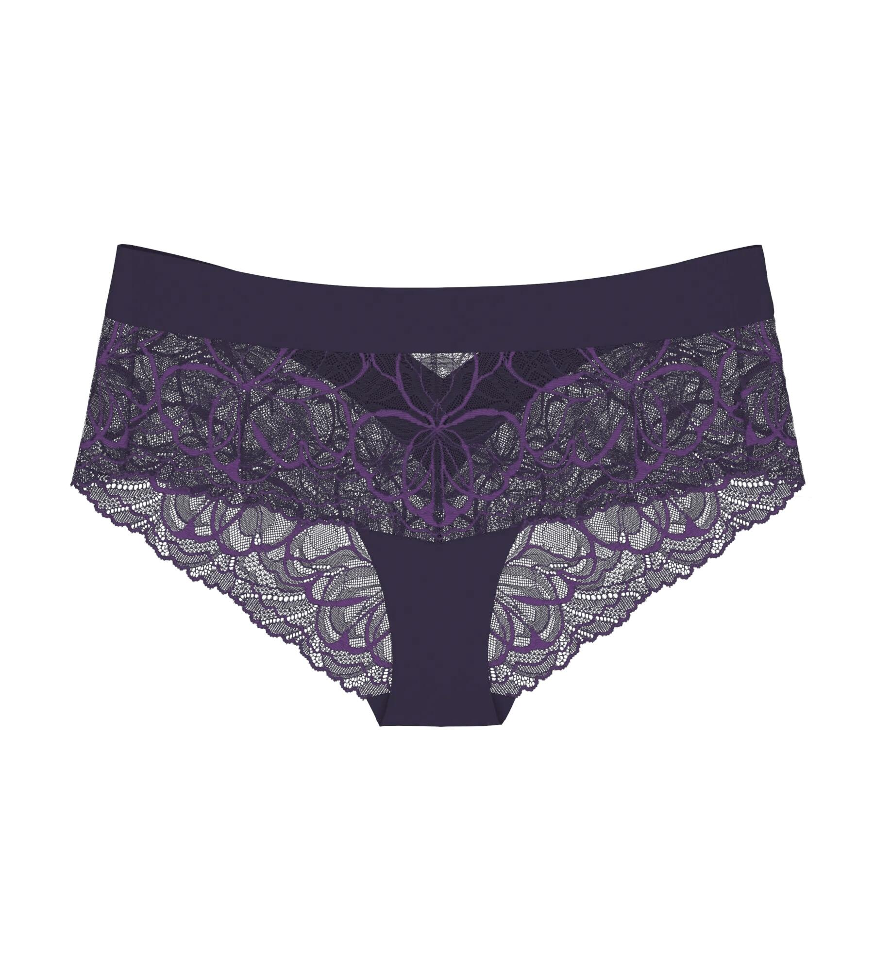 Triumph - Body Make-Up Illusion Lace Shorty prussian blue - Gr. - 42 von Triumph