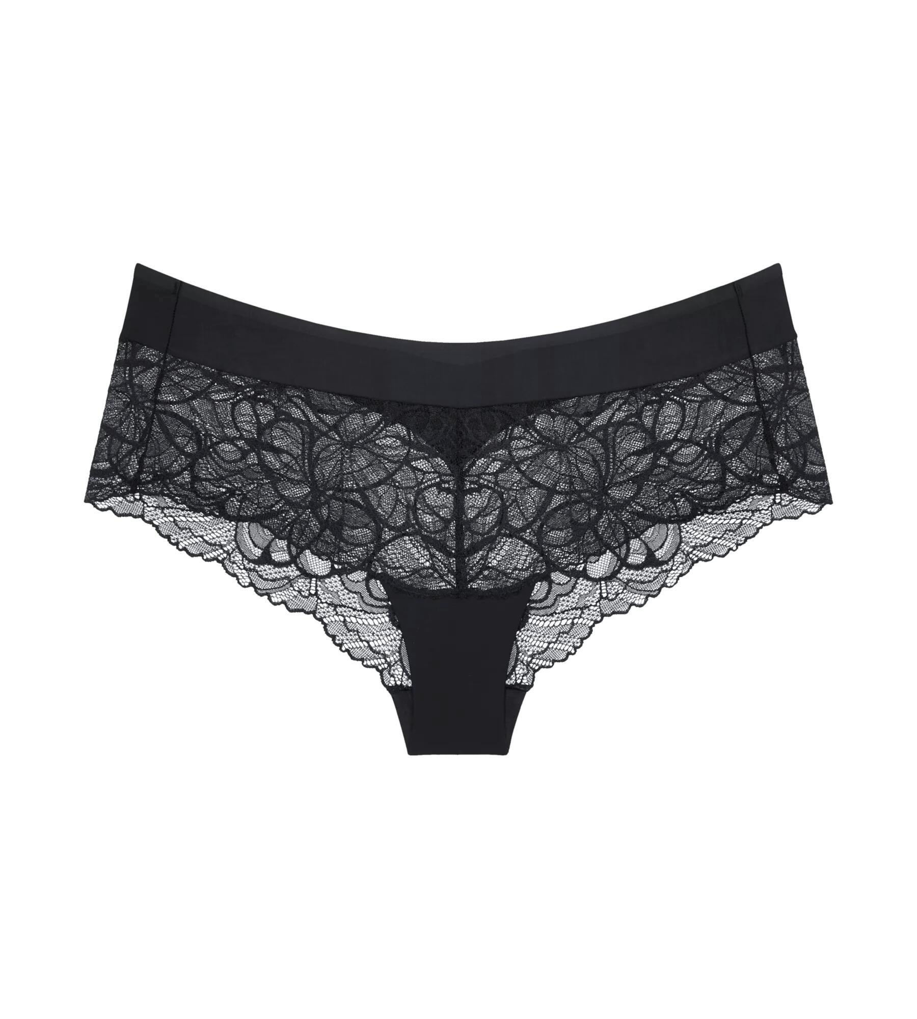 Triumph - Body Make-Up Illusion Lace Shorty schwarz - Gr. - 46 von Triumph