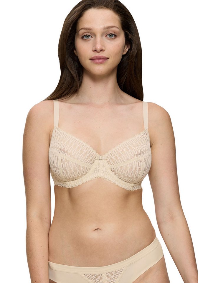 Triumph Bügel-BH Aura Spotlight W moderne Grafikspitze, ohne Einlagen, verstellbare Träger von Triumph