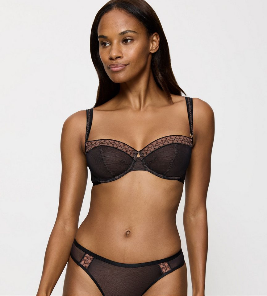 Triumph Bügel-BH Palina Cosmic Heartbeat elegant, Doppel-Träger, Lifting-Effekt, Mesh, weich, elastisch von Triumph