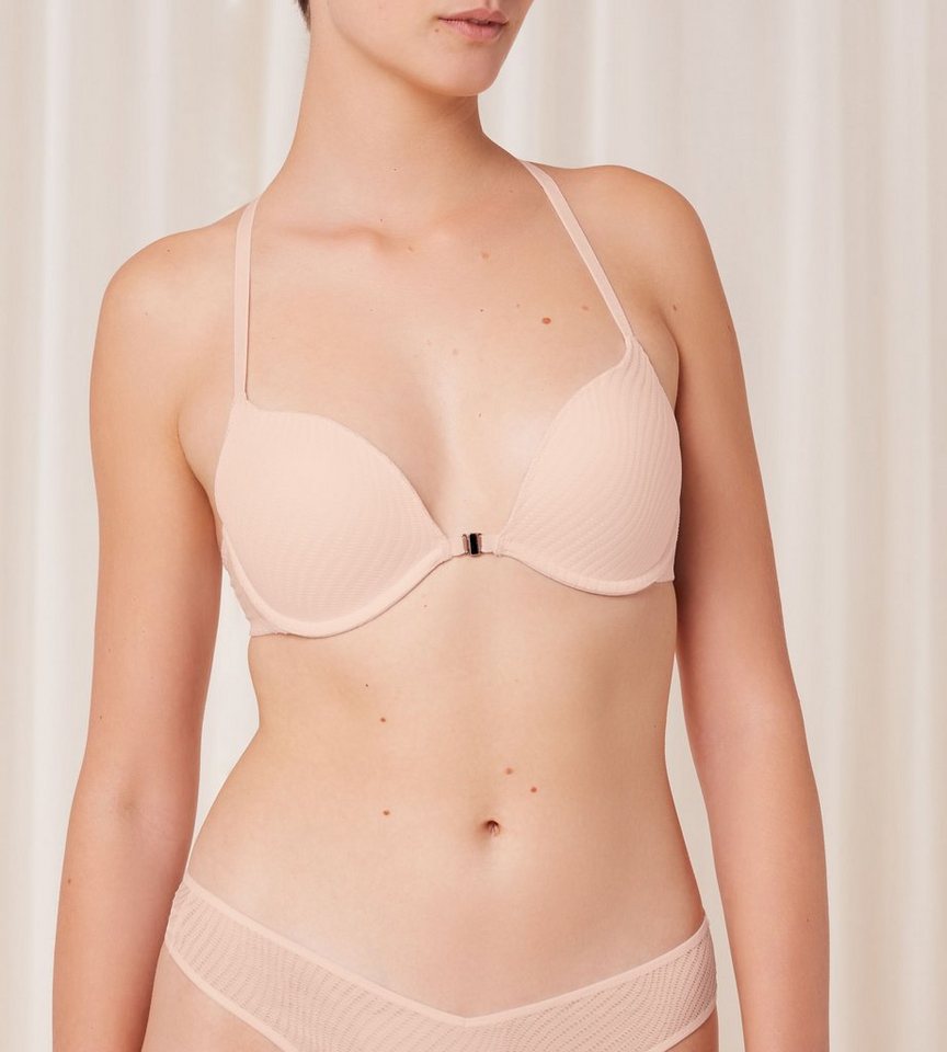 Triumph Bügel-BH Triumph Push-Up BH Harmony Spotlight 10217429 Fig Pink (1 Stück, 1-tlg., 1 Stück) Front-Verschluss von Triumph