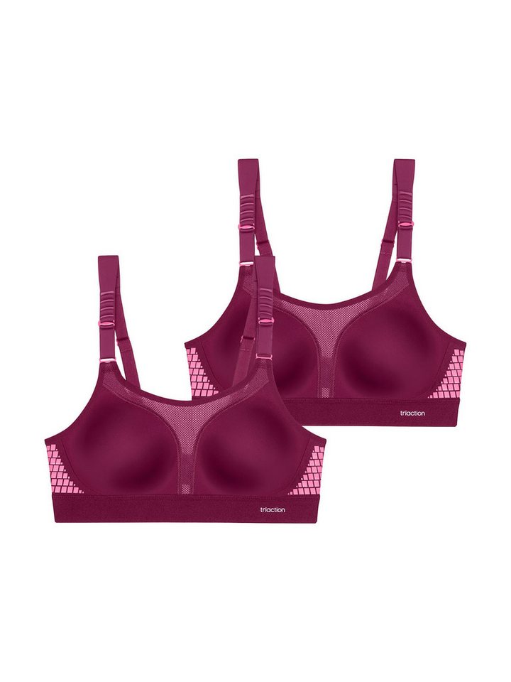 Triumph Bügelloser BH Triaction Extreme Lite (2-tlg) Soft‑BH, BH ohne Bügel, Komfort‑BH von Triumph