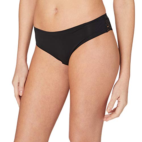Triumph Damen Lovely Micro Brazilian String Briefs, SCHWARZ, XL von Triumph