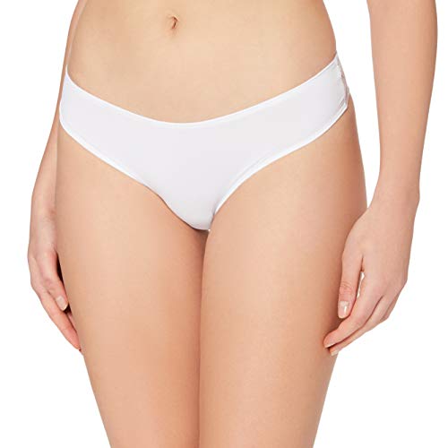 Triumph Damen Lovely Micro Brazilian String Briefs, WEISS, S von Triumph