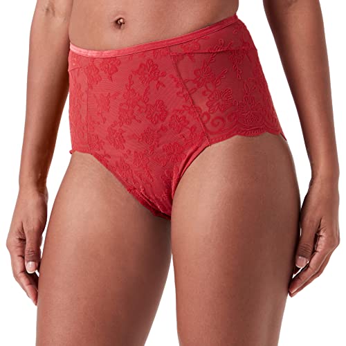 Triumph Women's Amourette 300 Rococo Highwaist Panty Unterwäsche, Mannish Red, 42 von Triumph