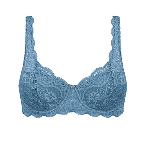 Triumph Damen Amourette 300 WHP X Schalen BH mit Bügel, Blue Snow, 90A von Triumph