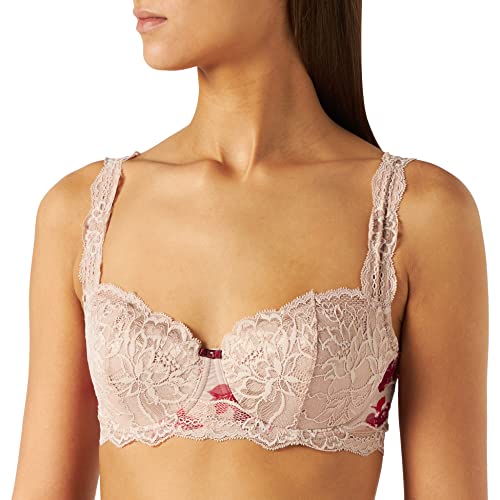 Triumph Damen Amourette Allure WHP Geformter BH, RED - LIGHT COMBINATION, 80E von Triumph