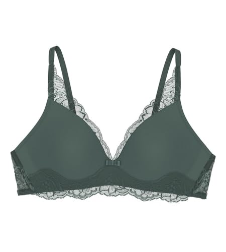 Triumph Damen Amourette Charm Conscious P Bra, Smoky Green, 70A EU von Triumph