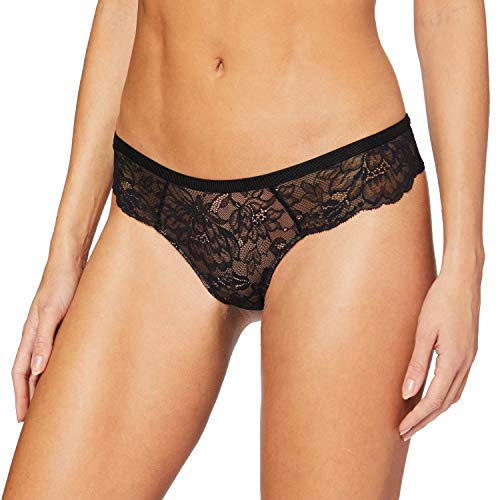 Triumph Damen Amourette Charm Hipster String01 String, Schwarz, 38 EU von Triumph