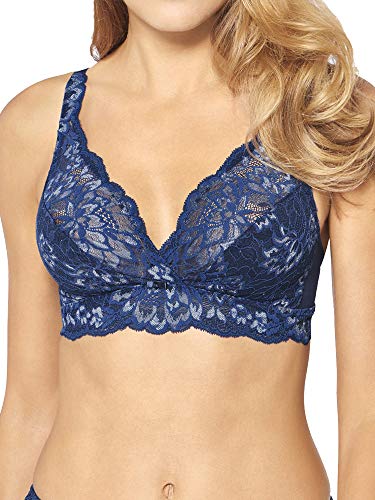 Triumph Damen Amourette Charm N Bügelloser BH, Mehrfarbig (Blue - Dark Combination M008), 80E von Triumph