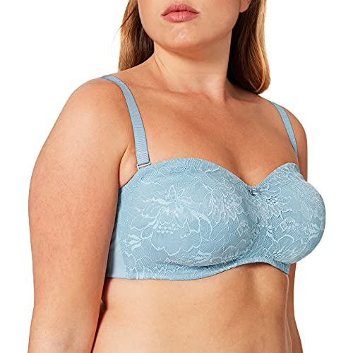 Triumph Damen Amourette Charm WD Bügel-BH mit abnehmbaren Trägern, Faded Denim, 75B von Triumph