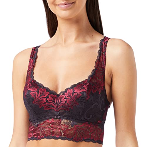 Triumph Damen Amourette Charm Xmas WHPL Halbschalen BH, Mehrfarbig (Red-Dark Combination M006), 85C(Herstellergröße: 85) von Triumph