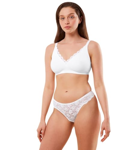Triumph Damen Amourette Hipster String Underwear, Weiß, 38 EU von Triumph
