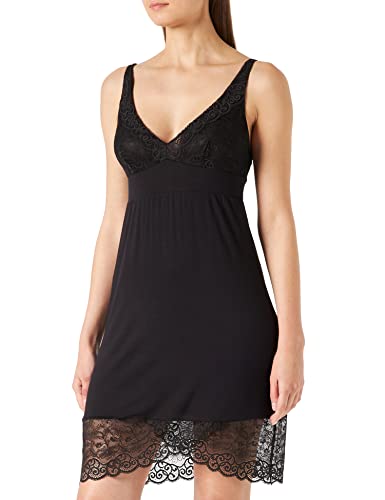 Triumph Damen Amourette NDK New FIT X Nachthemd, Black, 38 von Triumph