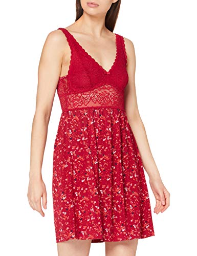 Triumph Damen Amourette Spotlight NDK PRINT Nachthemd, ROSSO MASAI, 38 von Triumph