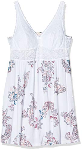 Triumph Damen Amourette Spotlight NDK Print Nachthemd, Mehrfarbig (White-Dark Combination M016), 38 von Triumph