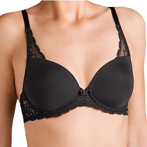 Triumph Damen Amourette Spotlight WHP X Schalen BH mit Bügel, Black, 90D von Triumph