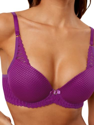 Triumph Damen Aura Spotlight Conscious Whp Bra, Violet, 70A EU von Triumph