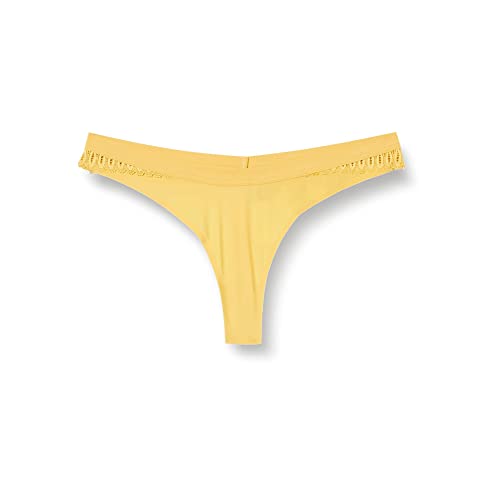 Triumph Damen Aura Spotlight High Been String Unterw sche, Ochre, 38 EU von Triumph