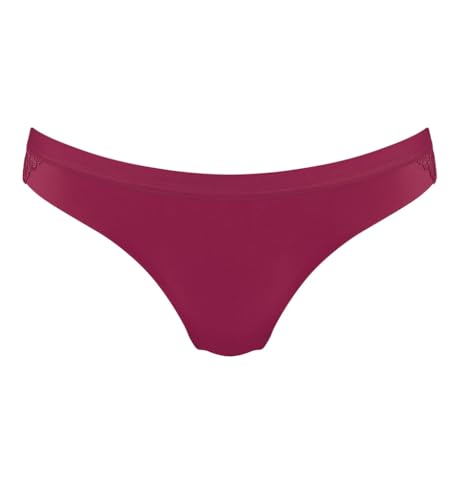 Triumph Damen Aura Spotlight High Leg String Unterwäsche, Cassis SODE, 40 von Triumph