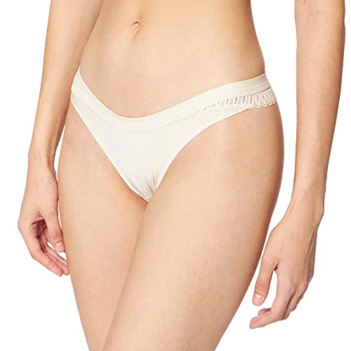Triumph Damen Aura Spotlight High Leg string Hipster, CREAMY DREAM, 44 von Triumph