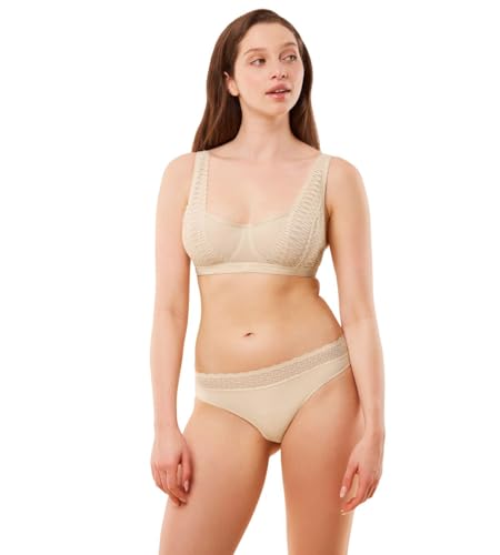 Triumph Damen Aura Spotlight T W02 Bra, Creamy Dream, 75B von Triumph