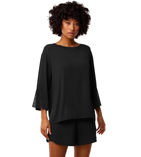 Triumph Damen Aura Spotlight Top Shirt, SCHWARZ, 46 von Triumph