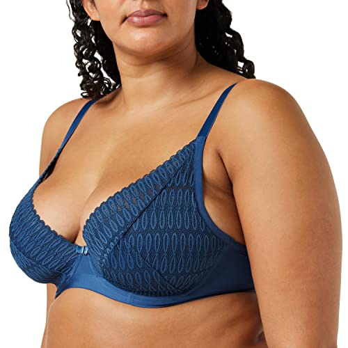 Triumph Damen Aura Spotlight WP'' Schalen BH mit Bügel, Smoky Blue, 80G von Triumph