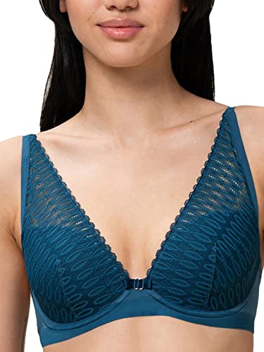 Triumph Damen Aura Spotlight WP'' Schalen BH mit Bügel, Smoky Blue, 80G von Triumph