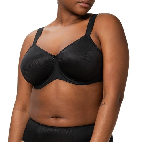 Triumph Essential Minimizer W X BH, Schwarz, reduziert das Brustvolumen optisch um eine Cup-Größe, Schwarz (BLACK (04) 04), 80D von Triumph