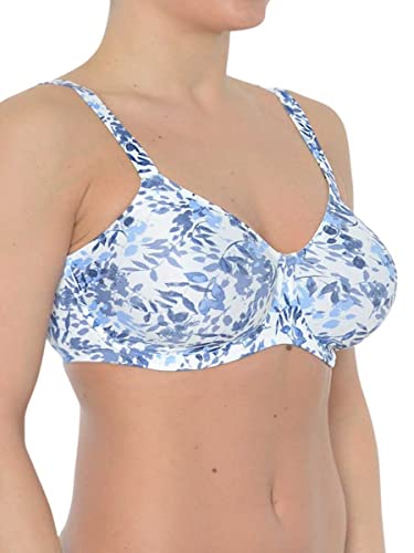 Triumph Damen BH My Flower Minimizer W01, Mehrfarbig (Blue-Light Combination B5), Gr. 75C von Triumph