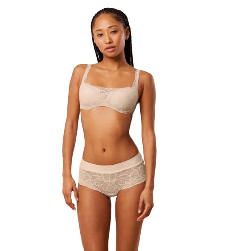 Triumph Damen Body Make-Up Illusion Lace Balconette Bra, Nude BEIGE, 85C Triumph Damen Body Make-Up Illusion Lace Balconette Bra, Nude BEIGE, 85C von Triumph